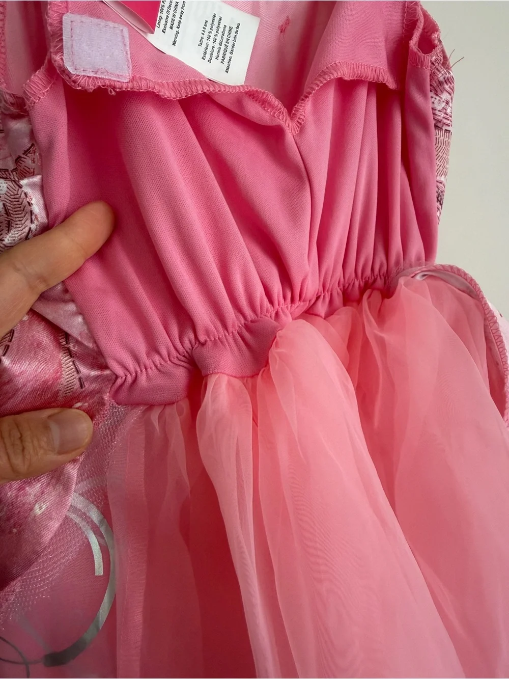 Universal’s Wicked Glinda Pink Bubble Sparkle Girls' Costume Dress